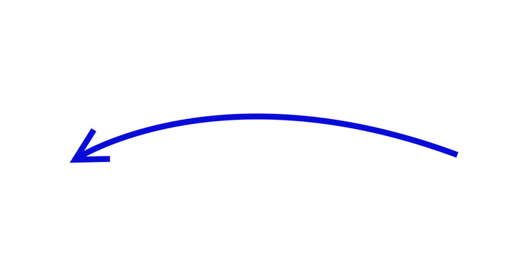 blue curve arrow icon png file type