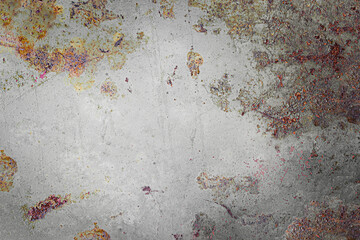 background of rust spots on metal