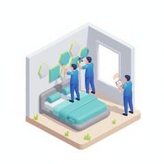 3D Soft Vector Soundproofing Engineer Team