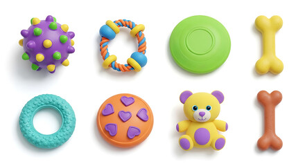 Playtime Essentials A Colorful Collection of Dog Toys for Fun and Engaging Canine Entertainment