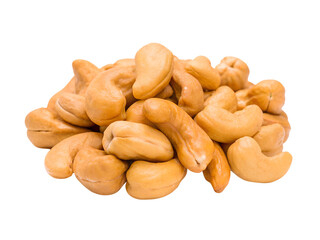 Fototapeta premium Cashews on transparent png