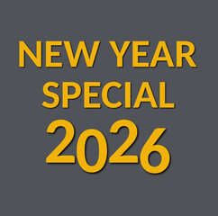 New Year Special 2026 Promotional Badge