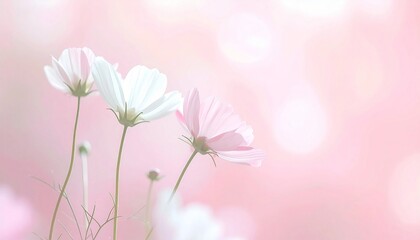 pink flowers background