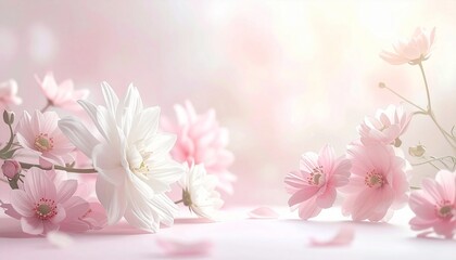 pink flowers in vase