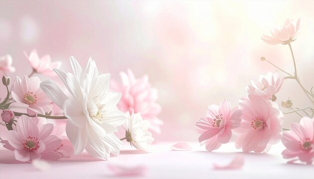 pink flowers in vase