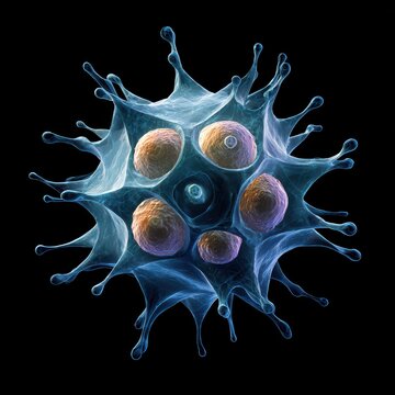 Three-Dimensional Medical Rendering of an Osteocyte: A Detailed Illustration for Biology and Anatomy in Human Health