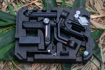 Camera gimbal stabilizer