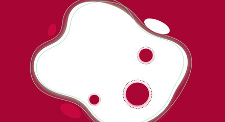 Abstract and Modern Crimson Background with White Space for Text and Graphic Elements