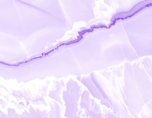 Obraz premium Soft lilac background emulates marble with fluid patterns and a contrasting central vein-like structure. The gradients create depth