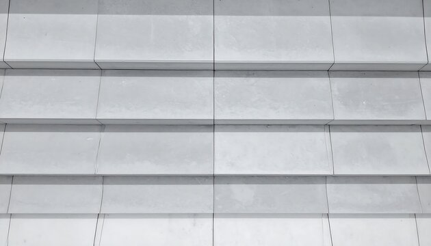 Abstract aerial view of layered steps and an adjacent ramp in clean modern style