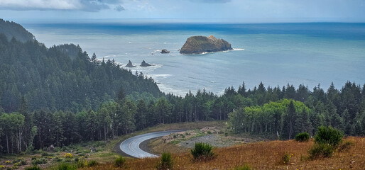 Stunning view of Three Arch Rocks
