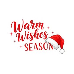 Spread Joy with Warm Wishes this Christmas Season Celebrate with Festive Cheer and Santa's Hat Make Your Holiday Greetings Shine Brightly