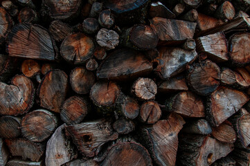 Stack of firewood.