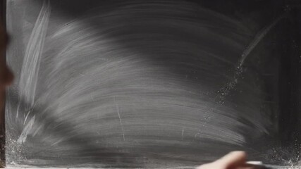 Blank chalkboard with subtle texture, ready for writing educational content or creative ideas