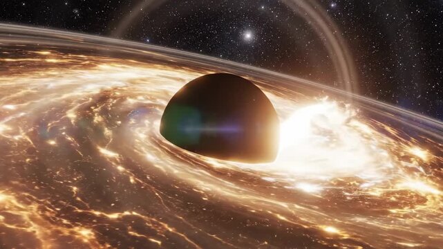 Black Hole Simulation - A Journey into the Depths of Spacetime.