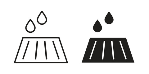 Manhole icon for your website design, logo, app, UI. EPS10