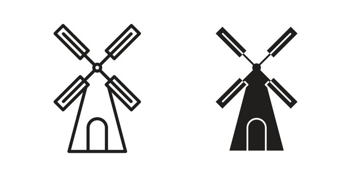 Mill sign icon for your website design, logo, app, UI. EPS10