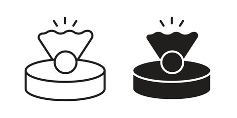 Pearl icon for your website design, logo, app, UI. EPS10