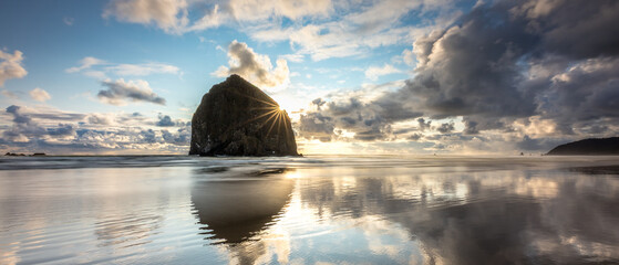 Haystack Rock Sunset