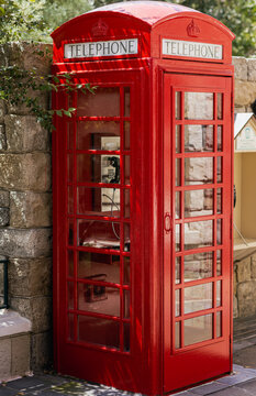 British telephone booth