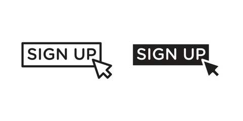 Sign up icon