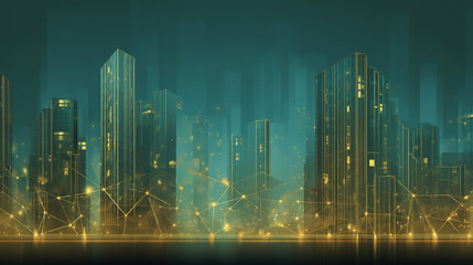 Smart digital Innovation city with connection network reciprocity over the city of future smart wireless digital city and social media networking systems