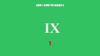 Roman Numeral Six Trick