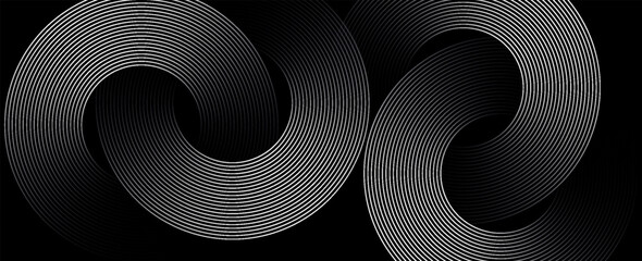 Abstract Particle Technology Background Design. Abstract wave moving point flow particles, high tech background design for brochure, flyer, magazine, business card, banner. Vector