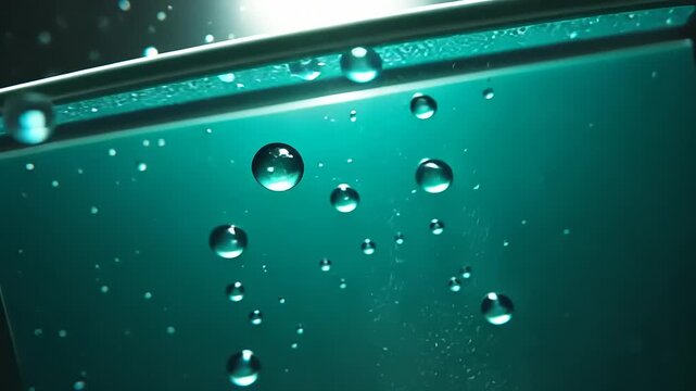 Sleek smartphone showcasing durable design with water resistance in a captivating underwater splash, perfect for tech reviews and mobile promotions