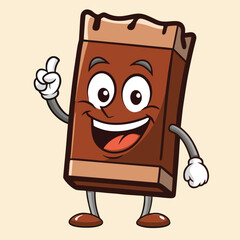 design logo vector cartoon character cute chocolate mascot