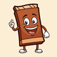design logo vector cartoon character cute chocolate mascot