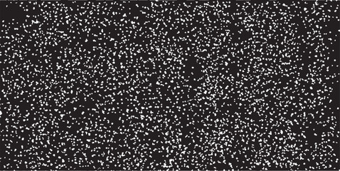 Abstract vector noise. Small particles of debris and dust. Distressed uneven background. Grunge texture overlay with fine grains isolated on white background. Vector illustration. EPS10.