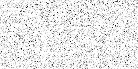 Abstract vector noise. Small particles of debris and dust. Distressed uneven background. Grunge texture overlay with fine grains isolated on white background. Vector illustration. EPS10.