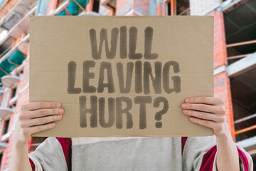 "Will Leaving Hurt?" Guilt about departure prevents necessary independence steps. GUILT. DEPARTURE. LEAVING. INDEPENDENCE. OBLIGATION.