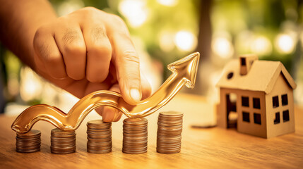 住宅ローンの完済と成功のグラフィック