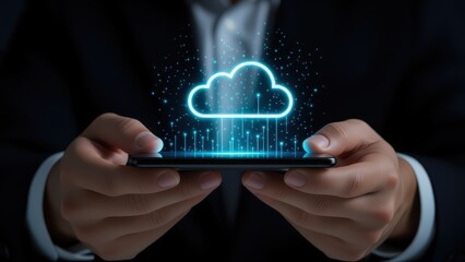 Cloud computing  data transfer  smartphone