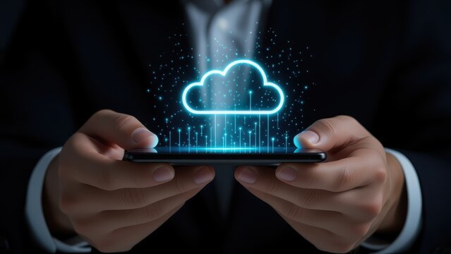 Cloud computing  data transfer  smartphone