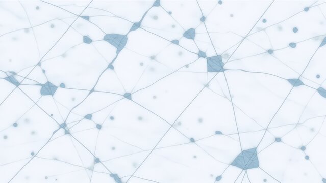 Network Connections Abstract Art