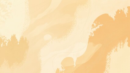 Abstract Desert Landscape with Sand Waves