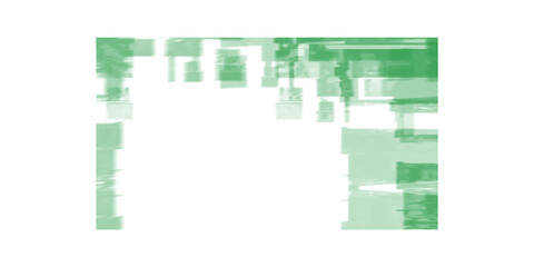 Abstract green shapes on black background art design graphic modern contemporary illustration concept on transparent background