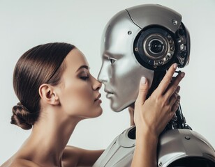 Human connection with futuristic robot: exploring emotional bonds in technology and ai