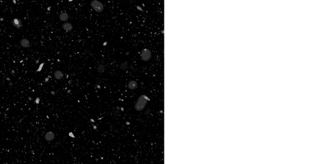 Realistic winter snowfall overlay for creating stunning seasonal designs and magical holiday...