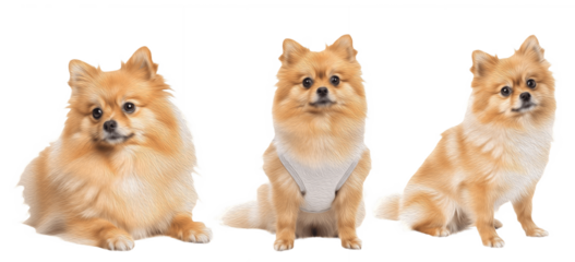 Pomeranian Dog Breed Purebred Toy Group Companion Isolated