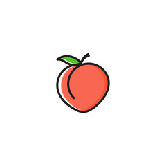 Bright vector set of fresh passion fruit isolated on white