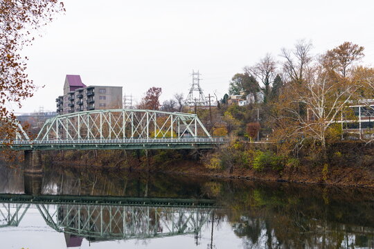Pencoyd Bridge which spans the Schuylkill River between Manayunk and Pencoyd (Bala Cynwyd)