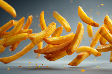 Crispy French Fries — Golden, Fresh and Appetizing Snack