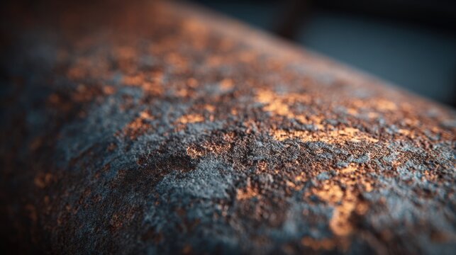 Close-up of aged, corroded metal pipe with rust texture and weathered surface, revealing structural decay - Powered by Adobe
