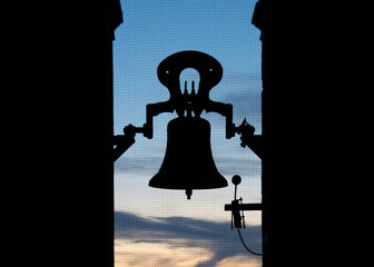 Bell tower interior, salamanca cathedral, spain