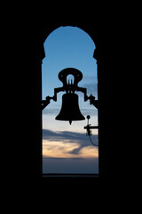 Bell tower interior, salamanca cathedral, spain