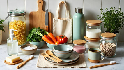 set of kitchen utensils